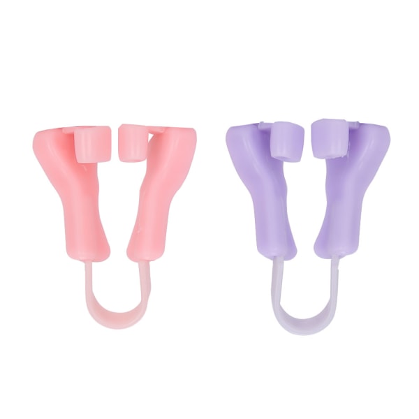 Silikon Portable Nose Up Lifting Clips Nose Bridge Shaping Beauty Clip (PinkPurple)++/