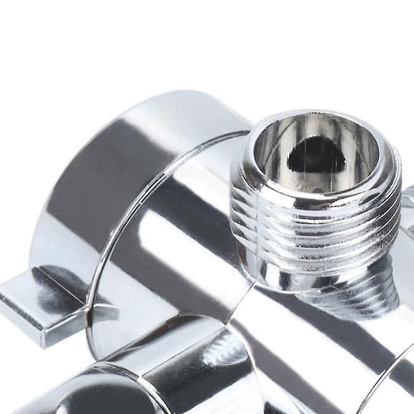 3-veis 1/2 tommers T-adapter Bad Dusjhode Armfeste Omleder T-ventil