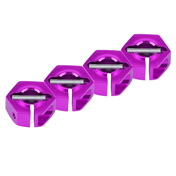 12 mm:n universaali pyörän kuusiokolosovitin HSP Sakura 1/10 RC-autolle (5 mm, violetti)