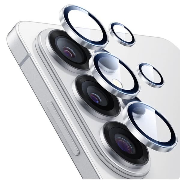 2-Pack Compatible with Kompatibel med Samsung S26 Ultra Camera Lens Protector Tempered Glass Silver Silver 30