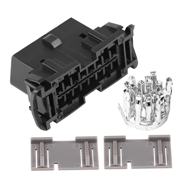 OBD2 II 16-stifts honkontakt OBDII-kabelbil Auto Adapter Plug Shell Kit för Kia J1962