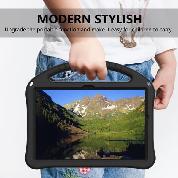 Samsung Galaxy Tab A9+ / A11+ EVA støtsikkert etui med holder Svart