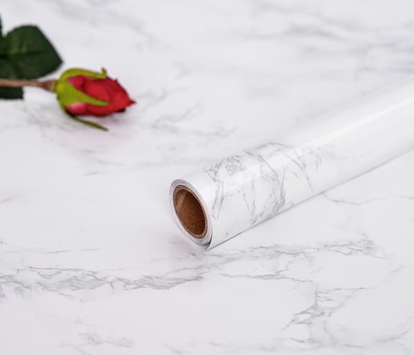 Marmor Tapet Granittpapir Kompatibel med Gamle Møbler Selvklebende