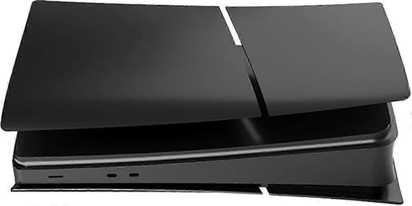Erstatningsskall Kompatibel med PS5 Slim Digital Edition, frontplate Black