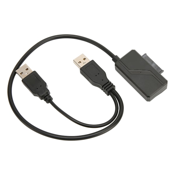 USB2.0 Optisk Drev Kabel Ekstern USB til SATA 6 og 7 Strømforsyning Bærbar Plug and Play 480Mbps Drev Adapter
