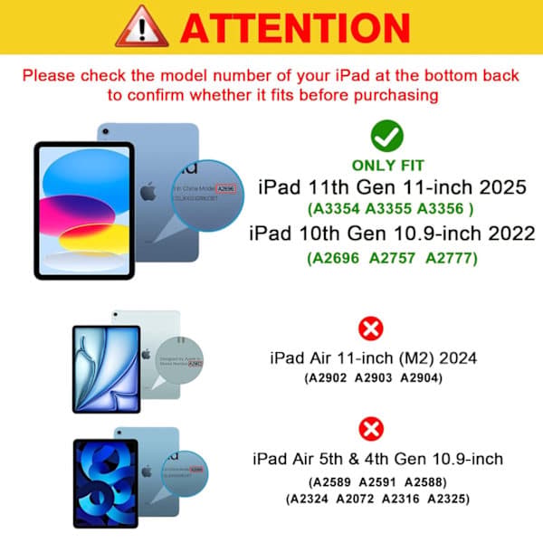 2-PACK Compatible with iPad (A16) gen 11 2025 Screen Protector Tempered Glass 9H Transparent