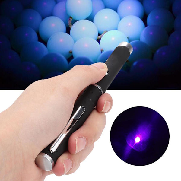 Diamanttester Ficklampa Penna Belysning Smycken Identifieringshjälpmedel (Blå Lila Ljus)