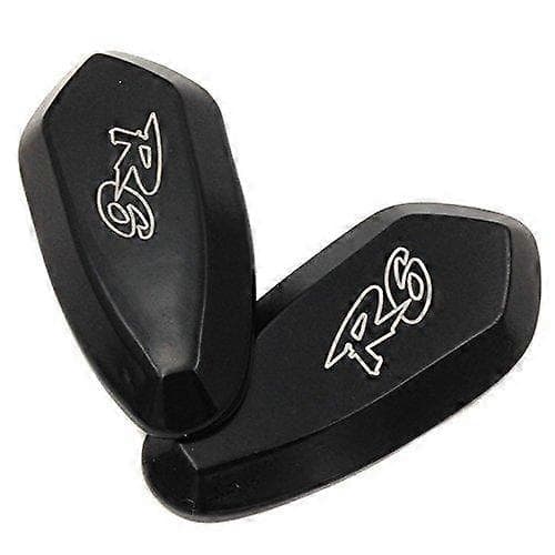 Sorte motorcykelspejlsbundplader kompatible med Yamaha YZF-R6 1999-2007