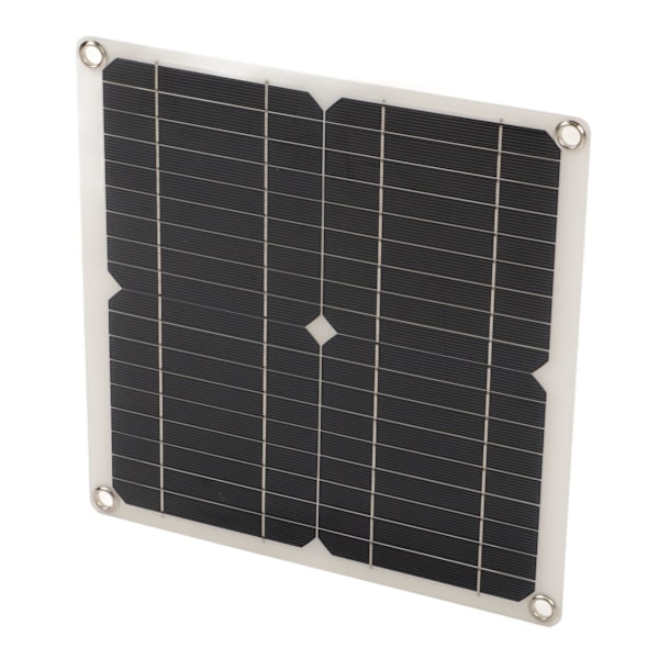 RV Solcellepanel 12W Mono Solcelle Batterilader Panel Adaptiv Integrert Spenningsreguleringsmodul Intelligent Kontroll med Laderegulering 30A