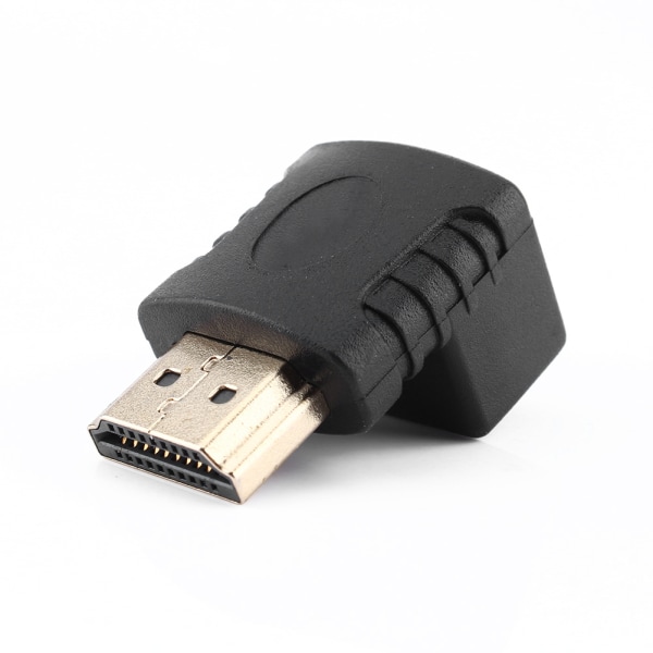 HDMI uros-HDMI naaras kaapelisovitin sovitin muunnin jatke 270 astetta kulma 0.0