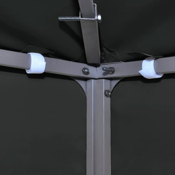 【BEMS】vidaXL Paviljongikatto 310 g/m² 3x3 m harmaa grå gray