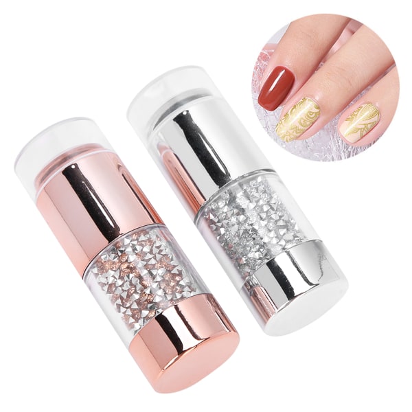 TIMH Nail Art Stampers Professional Silikoni Double End Nail Manikyyri Stampers Seal naisille