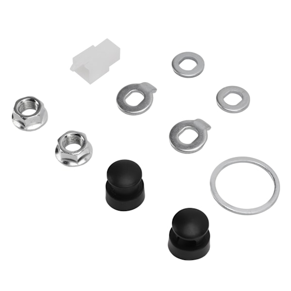 Universal sykkelkomponent - 12 mm aksel stål sykkelnavmotor mutterpakningsett