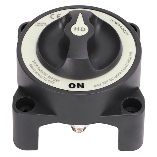 Marine Master Batterikontakt 600A 32V Enkeltkredsløb On Off Power Kill Switch til Marine Båd RV