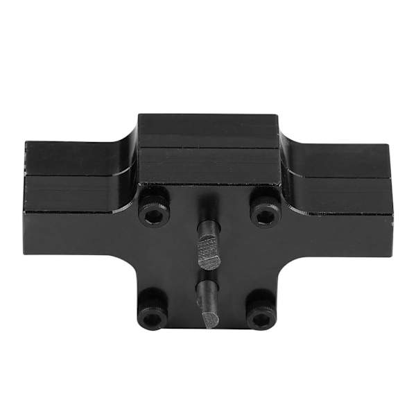 Girkasse i aluminiumlegering for WPL 1/16 militær lastebil RC-bil Oppgradert del (svart)