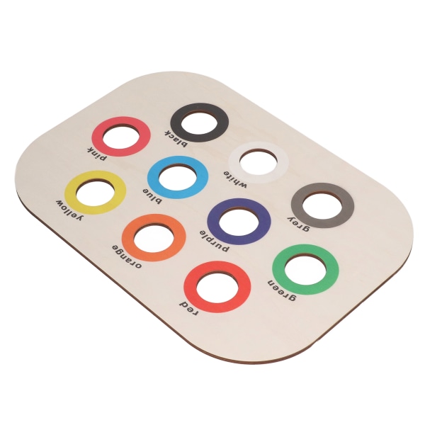 Puinen tarjotinlautapeli Sensorinen lelu Hienomotoriikkaharjoittelu Värien yhteensopiva lajittelutaulu Alzheimerin dementiaan ++/