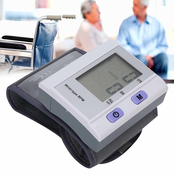 TIMH blodtrykksmåler Digitalt hjertefrekvenstonometer Håndleddsfygmomanometer HealthCare