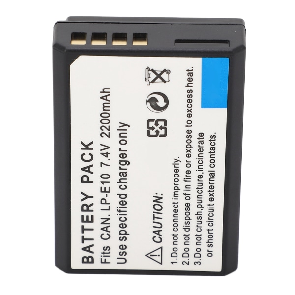 LP E10 Batteri Digitalkamera Batteri för EOS1300D 1100D 1200D 1300D 1500D 3000D 4000D för EOS Rebel T3 T5 Kiss X50 X70 X80 X90/