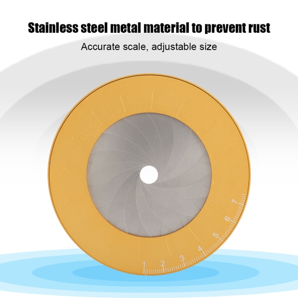 Metallinen pyöreä ympyräpiirustustyökalu Ammattimainen säädettävä piirustusviiva++