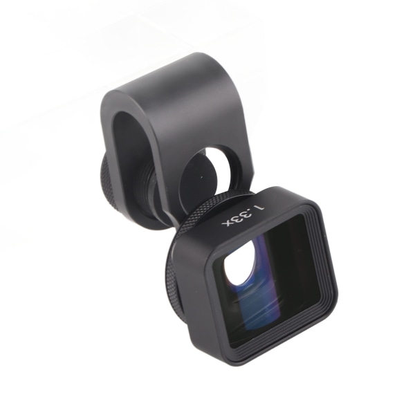 Mobil Anamorphic Lens 1.33X Wide Screen Deformation Filmmaking Lens til telefoner / IOS Pad/