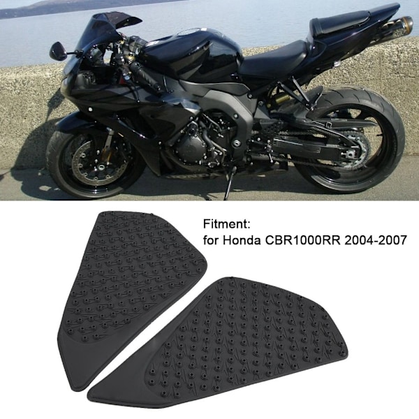 Sidochäftesdyna för bensintank, halkfri knägreppsskydd, passar Honda CBR1000RR 2004-2007