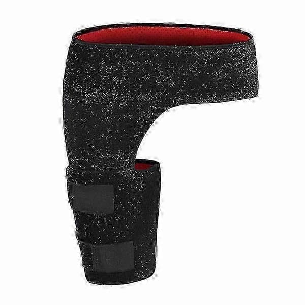Justerbar höftstöd Kompatibel med ischiasmärtlindring, SI-ledsmärtlindring, hamstringkompression och höftledsplastikbälte Black Red