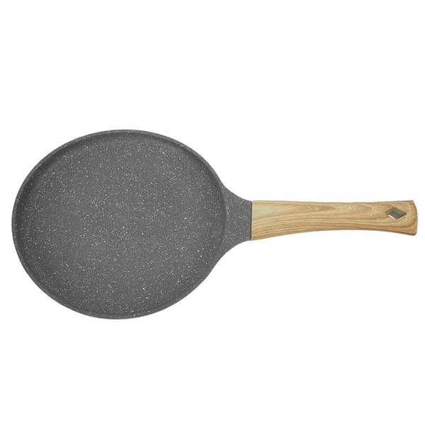 Non-stick stekepanne, 28 cm/11 tommer, flat bunn, jevn varme, med håndtak[BEMS]