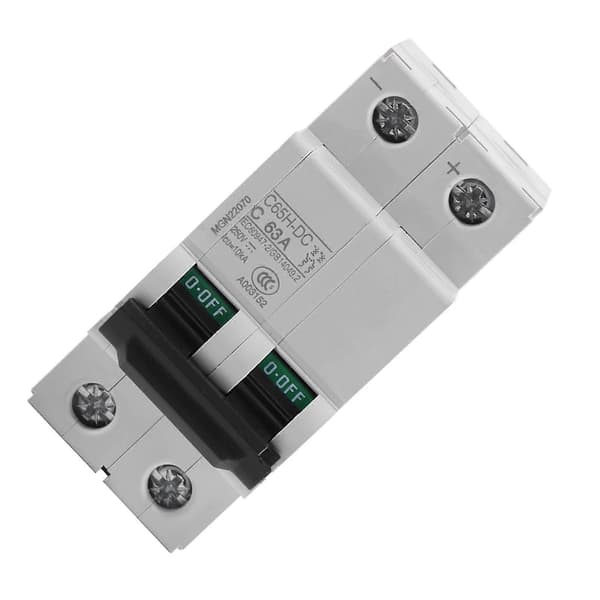 250V DC 2P Lavspændings Miniature Afbryder Solenergi Afbryder (63A)