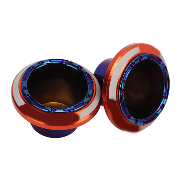 2st framgaffel Ramreglage Hjul Krockskydd Motorcykel Fallskyddsverktyg UniversalOrange