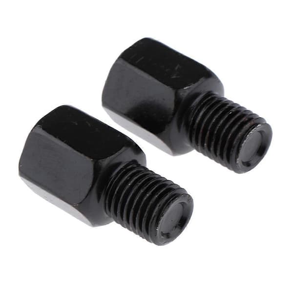 2 motorcykel backspegel sidospegel RH 8 10mm adapter svart