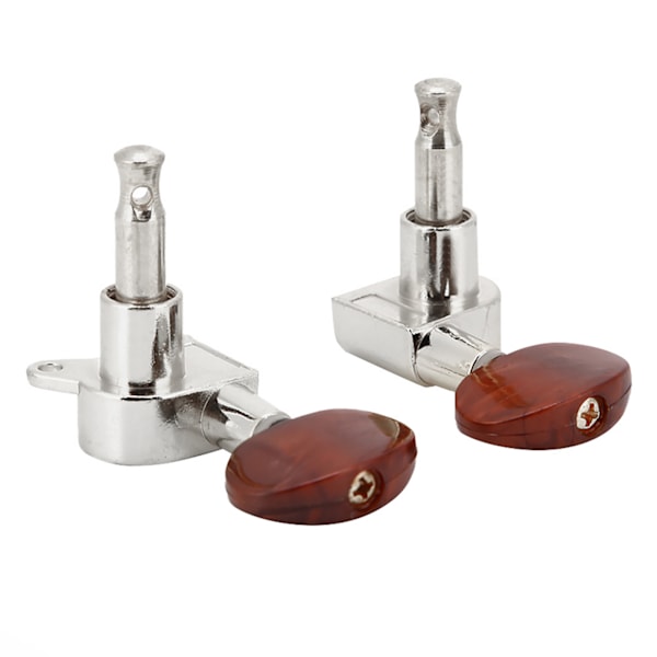 3L3R Tuning Pegs Låsende Stemmeskruer Maskinhoveder til Akustisk Elektrisk Guitar (Sølv)