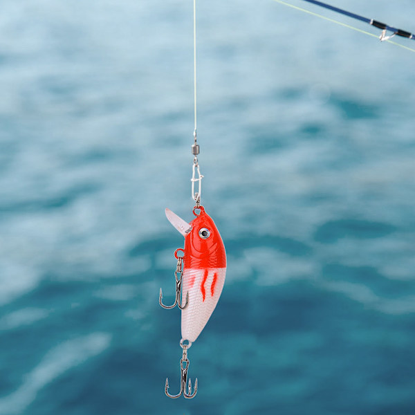 T0046 5 stk Universal Livaktig Ferskvanns Hard Bait Grasshopper Minnow Sett Kunstig Fiske Agnssett