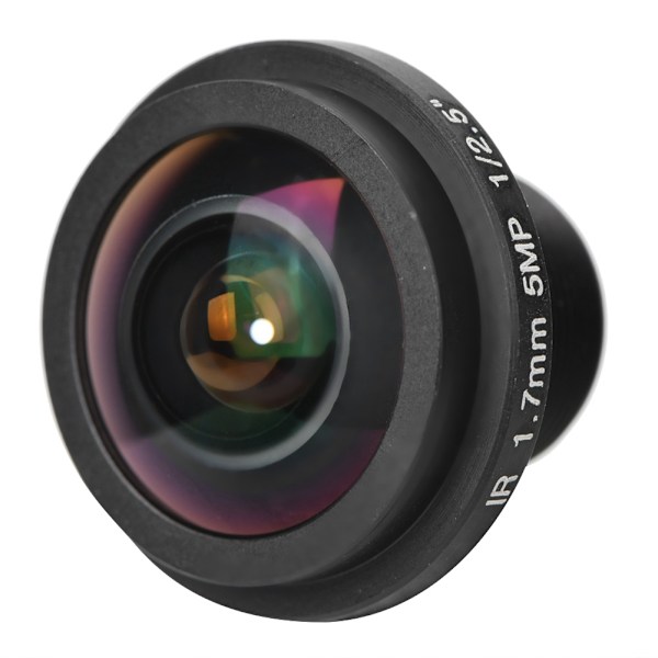 Nyt 5mp 1.7mm 170° Vidvinkel LINS Sikkerhed Fisheye View til CCTV Kamera