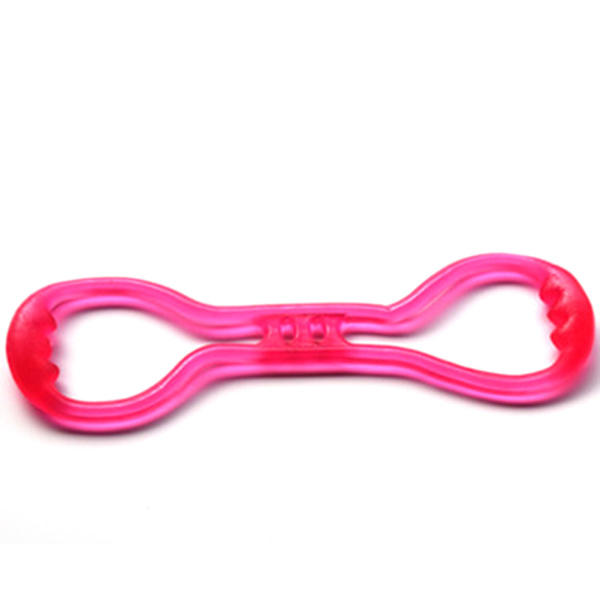 Silikon Stretchband 8 tecken Giftfri Dammskyddande Multifunktionellt Elastiskt Band Rosa