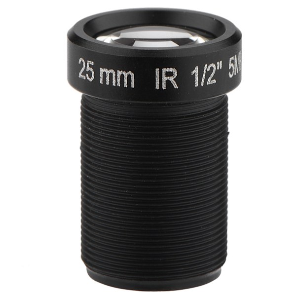 25 mm CCTV-kameralinssin, erittäin selkeä, 5 miljoonaa pikseliä, 1/2\", turvakameran linssin WiFi-kameraan