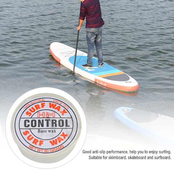 Antislip Surfvax Surfbräda Bas Vattentemperaturvax Tillbehör (Basvax)