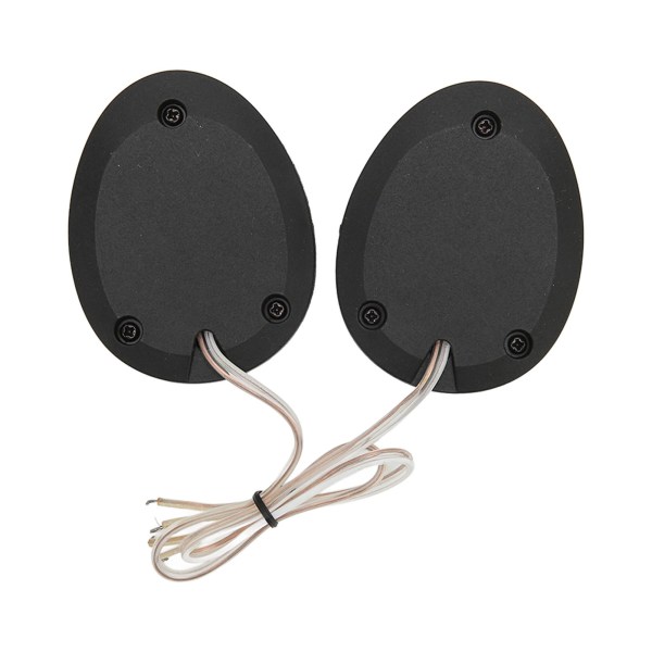2 stk Bildiskanthøyttalere 98dB 1000W Dome Interiør Stereo Lydhøyttaler for lydsystem Sølv 0.0