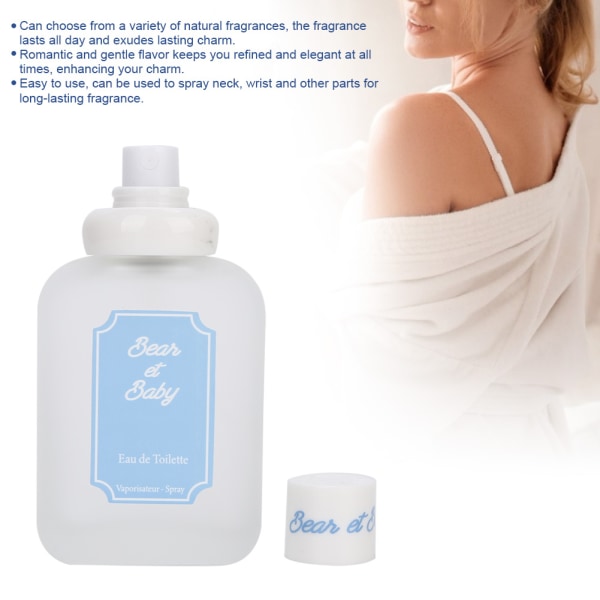 50ml Parfym Spray Långvarig Lätt Doft Kroppsparfym för Kvinnliga Studenter Frosted Deity -