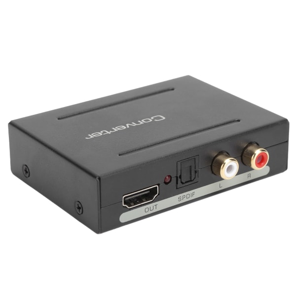 TIMH Audio Extractor Converter HighDefinition Multimedia Interface til AUDIO+ SPDIF+ R/L(Sort)