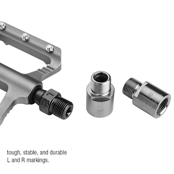 1 Par Sykkelpedalforlengere Sykkelpedalavstand for landeveissykkel