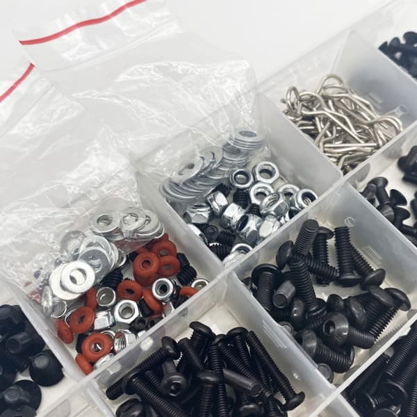 【BEMS】Universal Screw Kit Screws Assortment Kit Hardware Fasteners Compatible with 1/8 1/10
