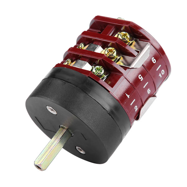 220V/380V 32A Däckväxlare Maskinmotor Framåt Backströmbrytare Vridbordspedalströmbrytare
