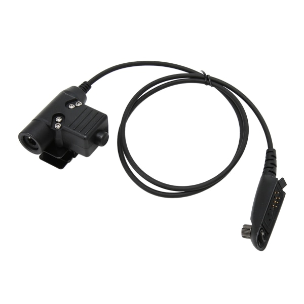 Radio Walkie Talkie Adapter Kabel Push to Talk U94 PTT Headset-kontakt för Motorola GP140 GP320 GP328 GP338 GP340 //+