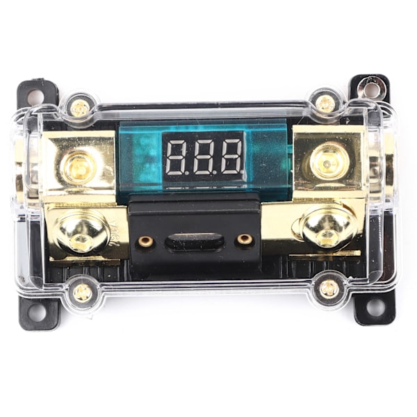 Bilstereo Säkringshållare Strömfördelningsblock Digital Display (250A)