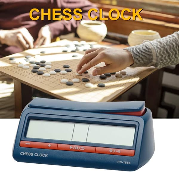 Skakur Digitalt Ur Timer, Professionel International Skak Timer, ABS Nedtællingsspil Timer til Skakbrætspil_ma