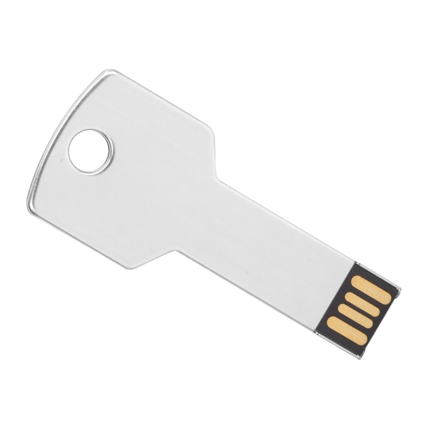 Nøkkelform USB-minnepinne USB-minneplate USB-minnepinne for datamaskin Bruk Silver32GB ++