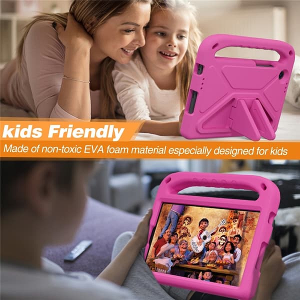 Lenovo Tab One Kids Case with Handle and Stand Pink Rosa Rosa pink