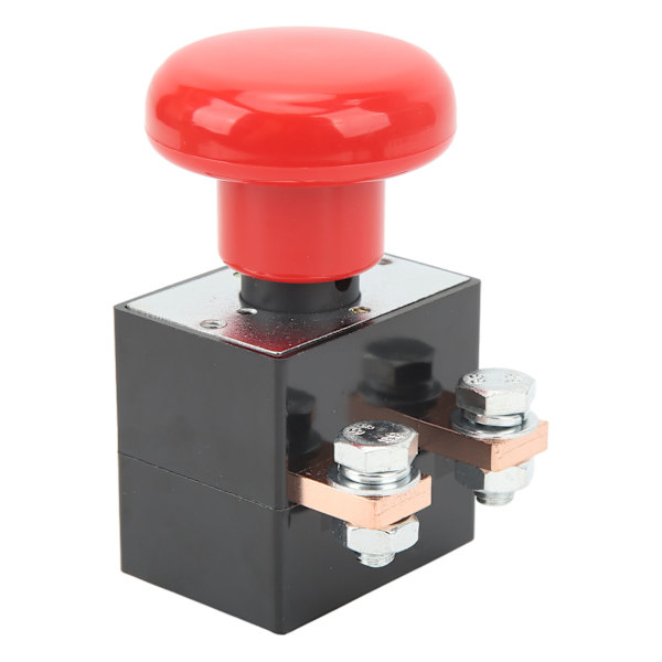 Nödstoppsknappsbrytare IP67 Vattentät 220‑250A 12‑220V 50 mm monteringshål för fordonstruckar