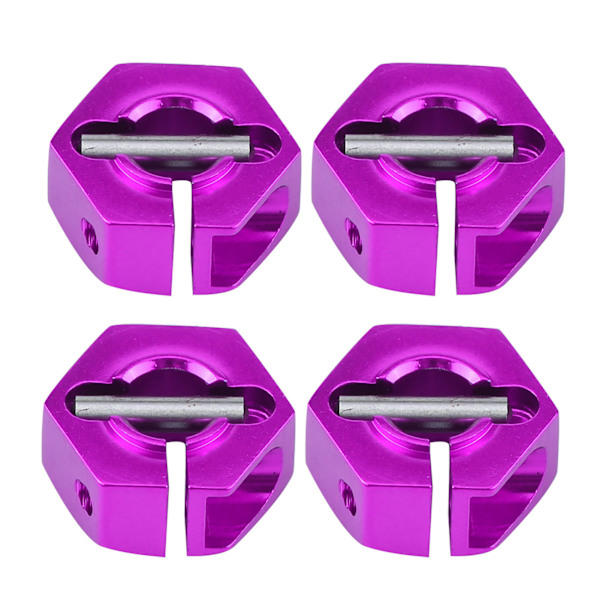 12 mm:n universaali pyörän kuusiokolosovitin HSP Sakura 1/10 RC-autolle (5 mm, violetti)