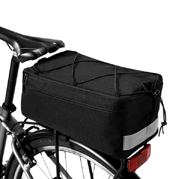 SAHOO 600D Cykel Bagagebærer Isolationshylde Taske Cykel Lys Reflektion Opbevaringspung